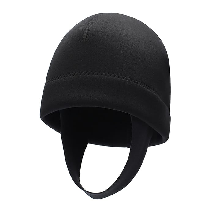 2 mm neopreen snorkelkap UV-bescherming Warme duikkap Wetsuit-muts voor snorkelen L black