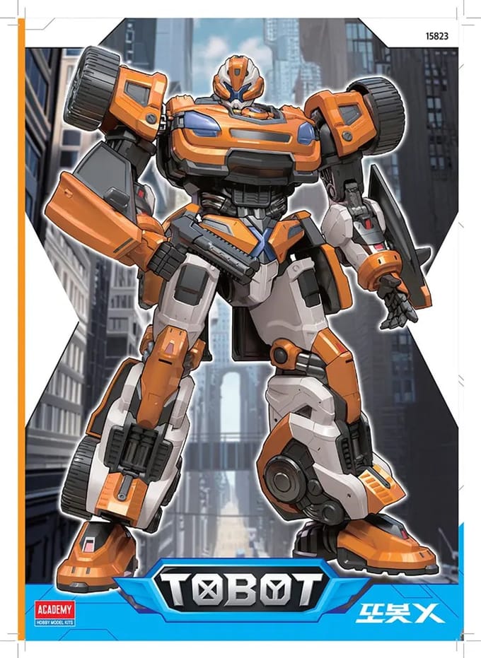 Academy Modelbouwpakket - 15823 Tobot X - Mecha Figuur Plastic - Academy - Modelbouw