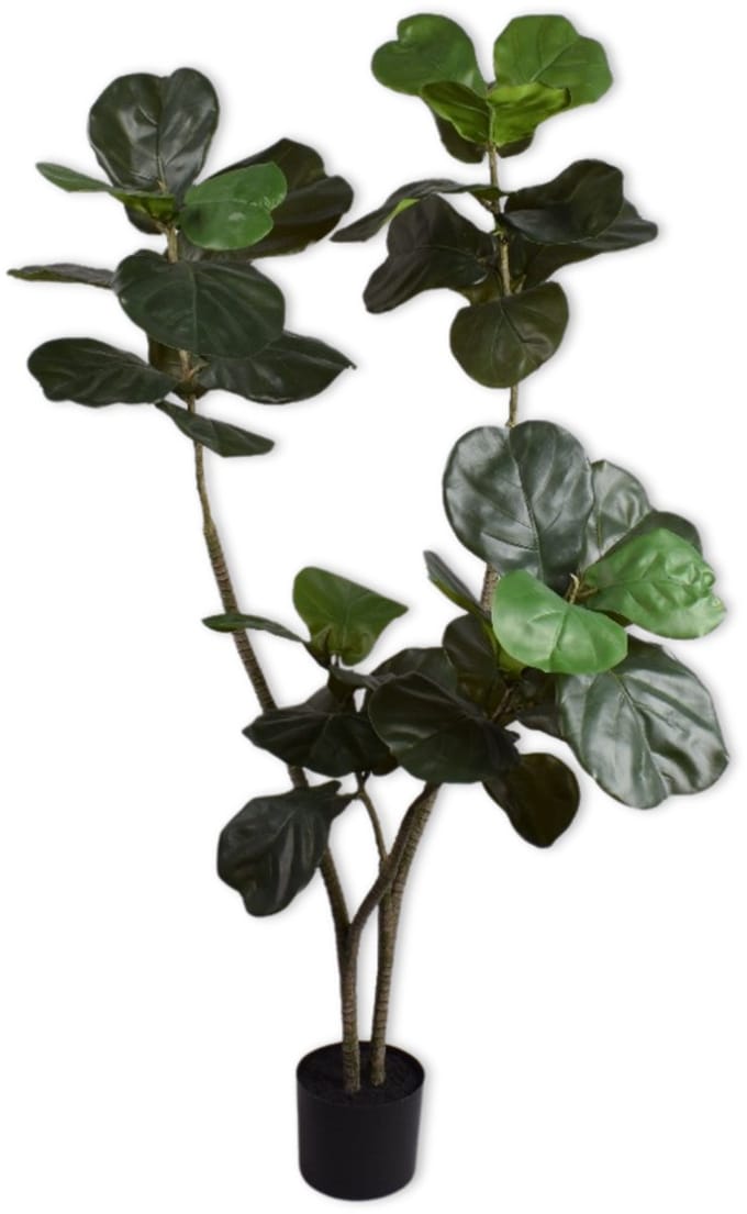 Silk-ka - Kunstplant - ficus - groen - H150 cm