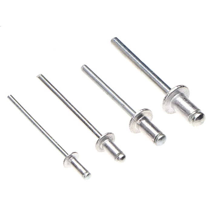 Ensemble de riveteuse robuste 200 pièces Main 2.4 3.2 4.0 4.8mm Rivet G un Kit Ensemble Assortiment Rivets Aluminium Outil pour P lastique