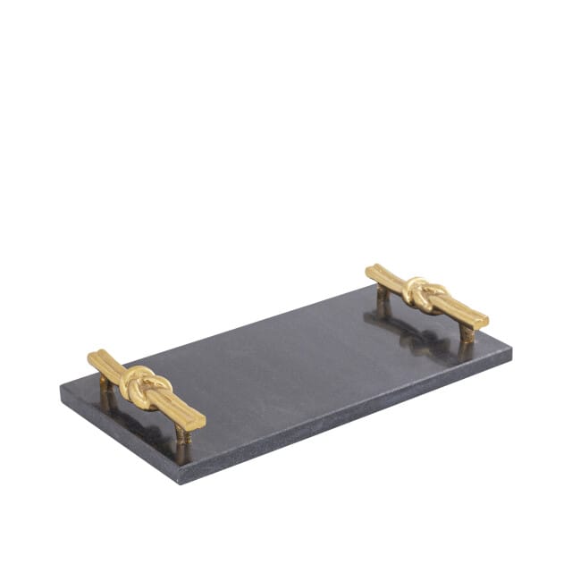 PTMD - Dienblad Aimie - Zwart - 40x20x5cm