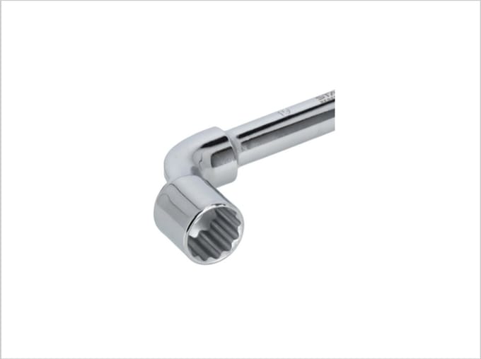 Dubbelzijdige pijpsleutel 13mm/166mm CrV Staal Stalco S-76866