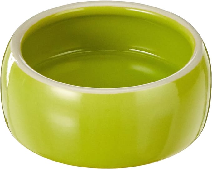 Famanu - Keramische voerbak, groen 250 ml, 1 stuk