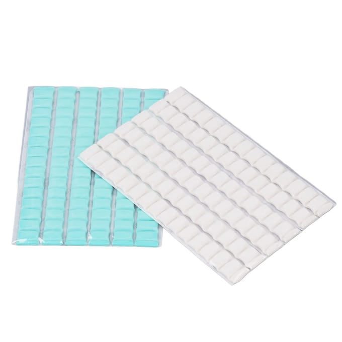Gomme d'argile sans trace, respectueuse de l'environnement, réutilisable, texture douce, larges applications, cadre photo white