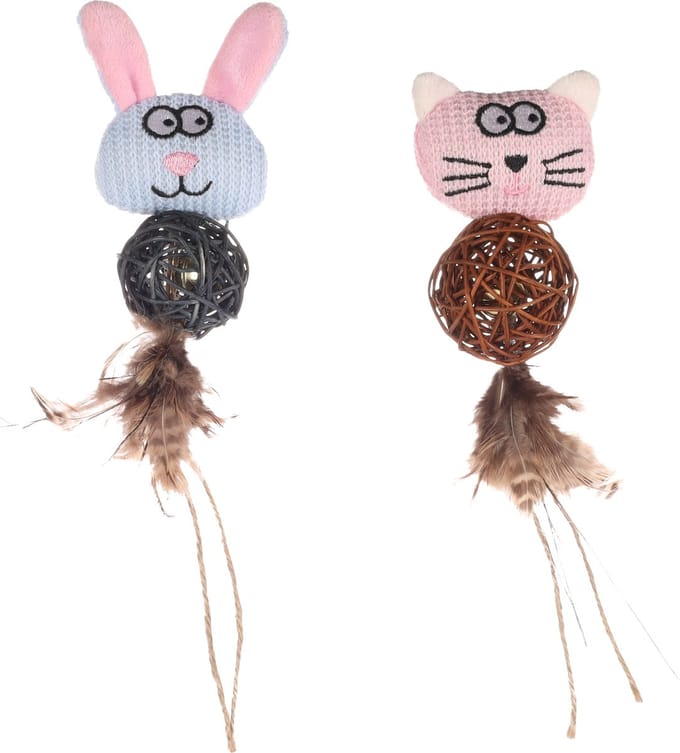 Flamingo Chayenne - Speelgoed Katten - Ps Chayenne Beer/kat Assortiment - 1st - 129192 - 1st