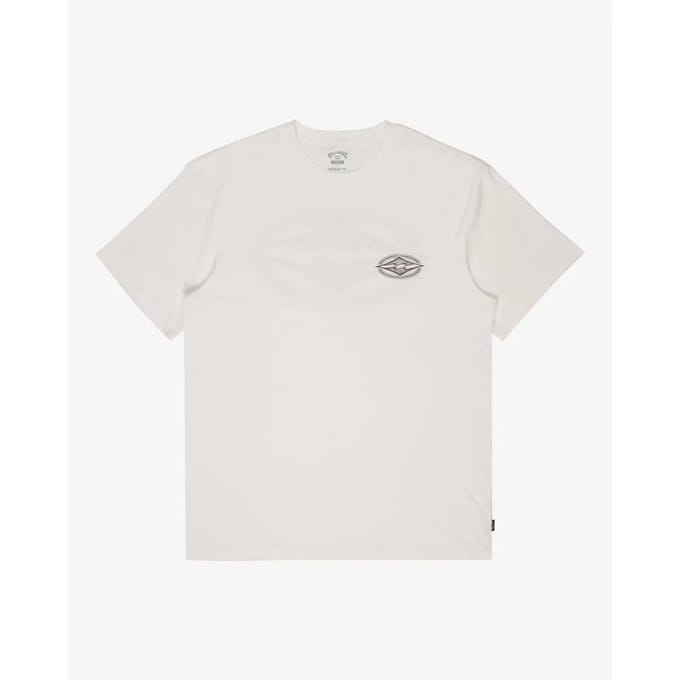 Billabong Diamond Vision T-shirt Met Korte Mouwen Wit XL Man
