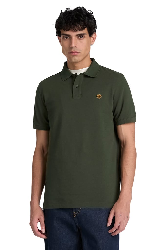 Timberland Oyster River Chest Logo Ss Polo Reg Duffel Bag Größe: M | Basic T-Shirts Outlet | Herren