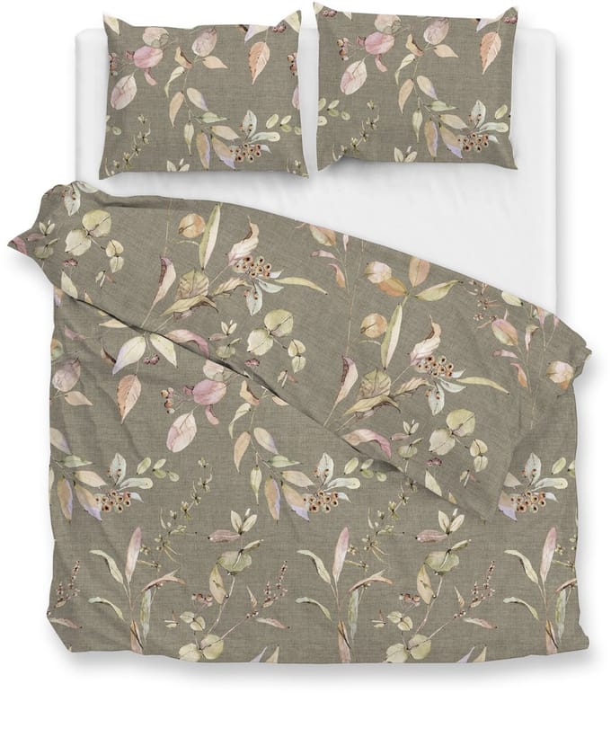 Zo! Home Sambuco Dekbedovertrek - Lits-jumeaux - 240x200/220 cm - green