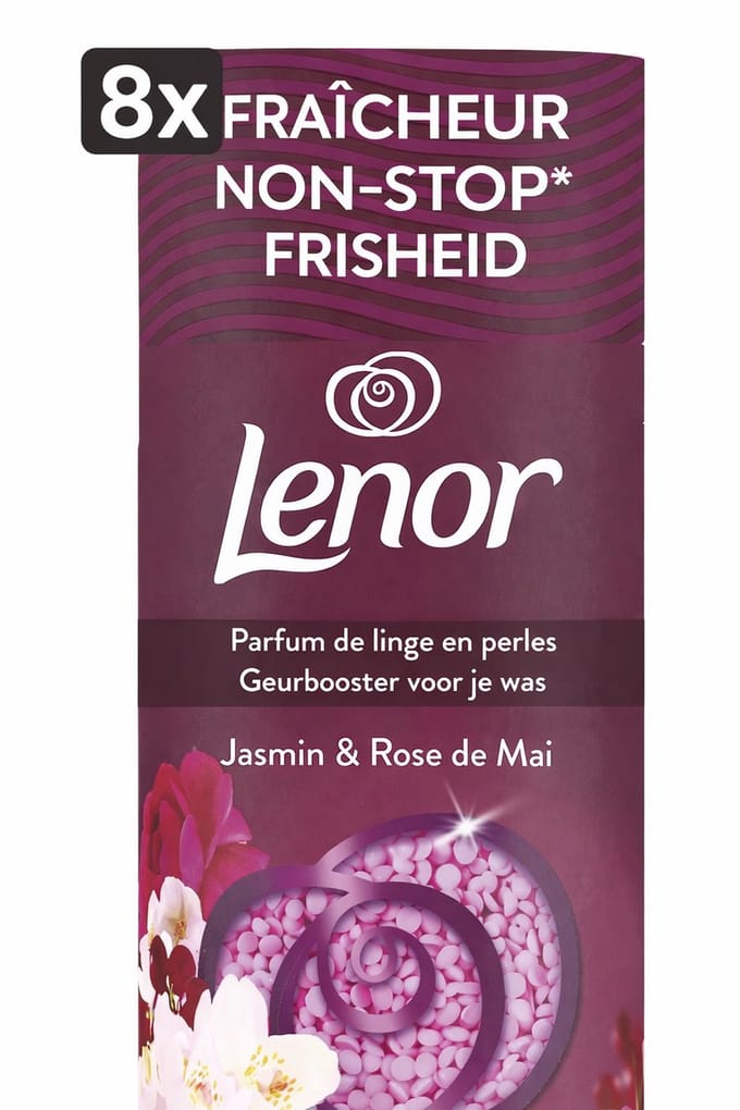 (8x) Lenor Geurbooster - 12sc155gr - jasmin & rose de mai