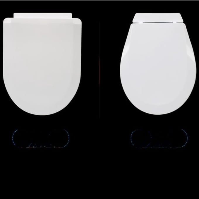 Verdikde toiletbril - Kinderpotje - Potjestraining thuis - Softclose mechanisme - 33-44cm - Wit
