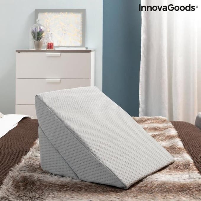 Kussen - InnovaGoods - Threllow - Driehoekig - Traagschuim - Medium comfort