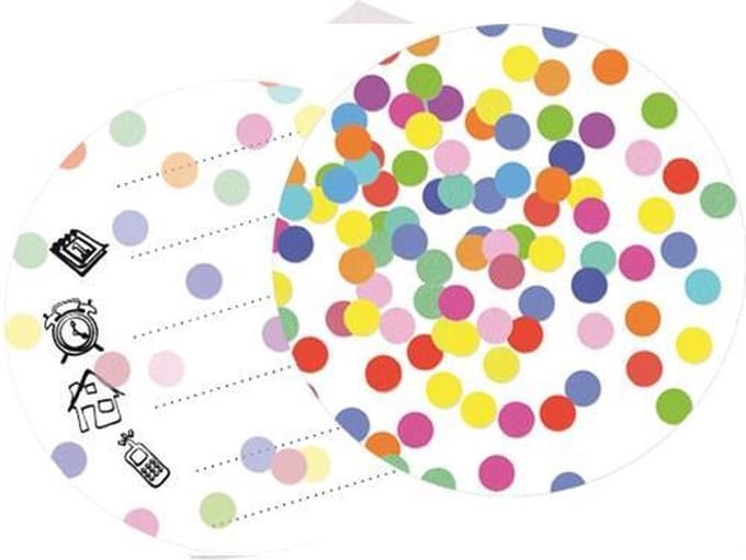 Haza Witbaard Invitations Confetti 6 pcs.