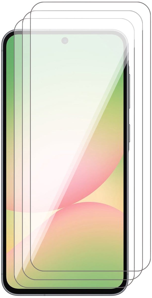 Screenprotector geschikt voor Samsung Galaxy A56 / A36 - 3x Glas Screen Protector