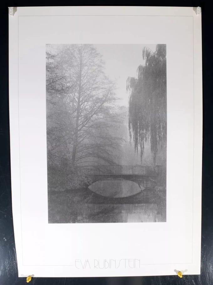 Poster - Lazinsky Park, Warschau - Eva Rubinstein - Zwart/Wit - Jaren 80 - 45x60 cm