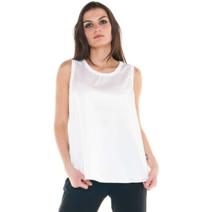 Top Leone 1947 Woman Tank Black Boring