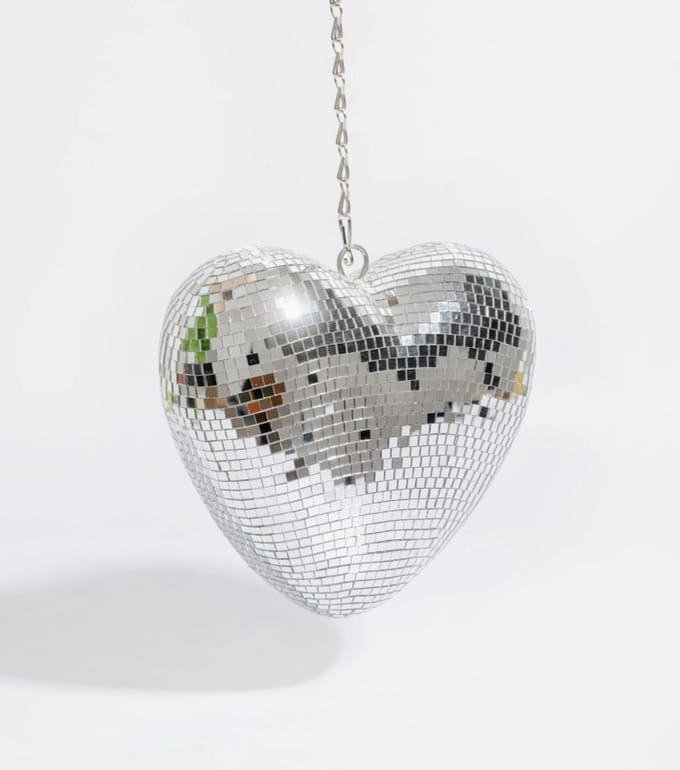 L’expressionist Disco - Hanging Disco Heart 18x18cm 300gr