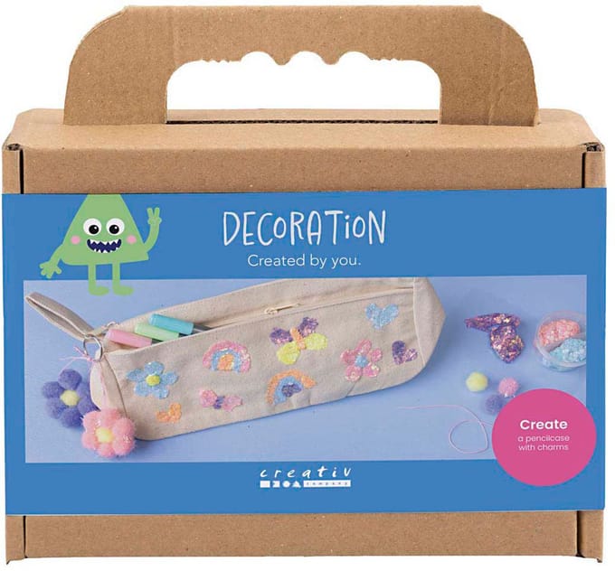 Creativ Company knutselset pastelkleuren etui decoratie voor kinderen.