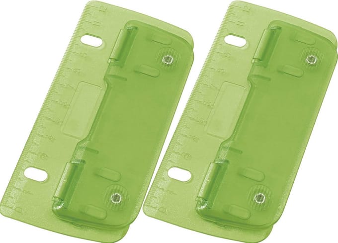 Mobiele Twee Gaten Perforator met Schaalverdeling