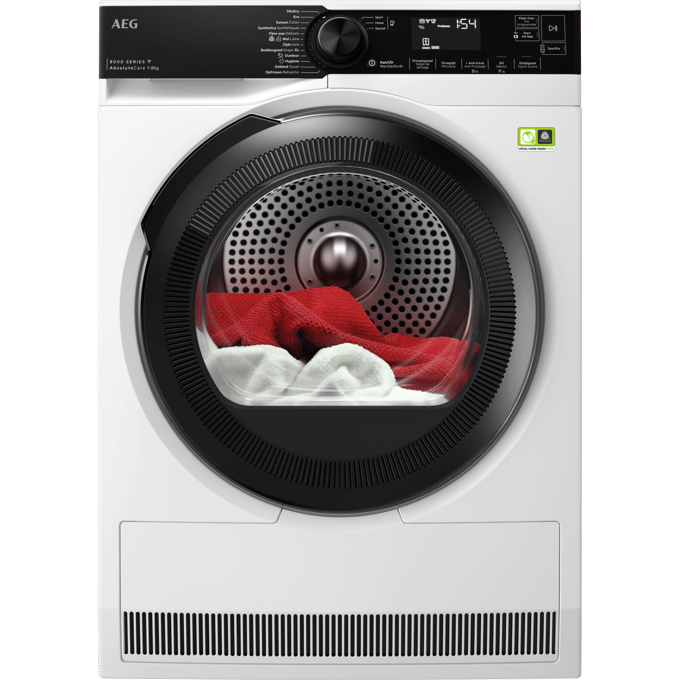 AEG 8000 AbsoluteCare® - Warmtepomp Droger 8 kg T86DR8A4PC