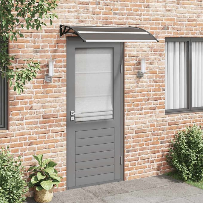vidaXL - Deurluifel - 120x75 - cm - PC - zwart