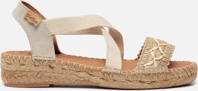 Toni Pons Eider Espadrilles beige Textiel - Dames - Maat 40