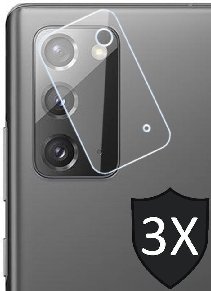 Screenprotector geschikt voor Samsung Note 20 - Camera Protector Lens - 3 Stuks