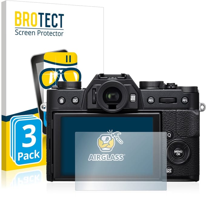 Screenprotector 3 Stuks voor Fujifilm X-T20 Beschermglas transparant
