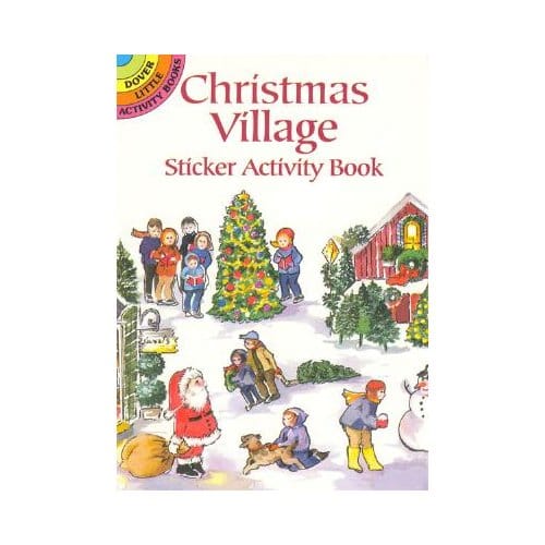 Christmas Village Sticker Activity Book - Joan O'Brien