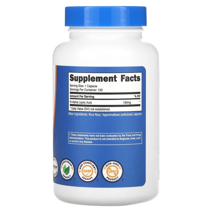 R-Alfalinezuur, 100 mg, 120 Capsules