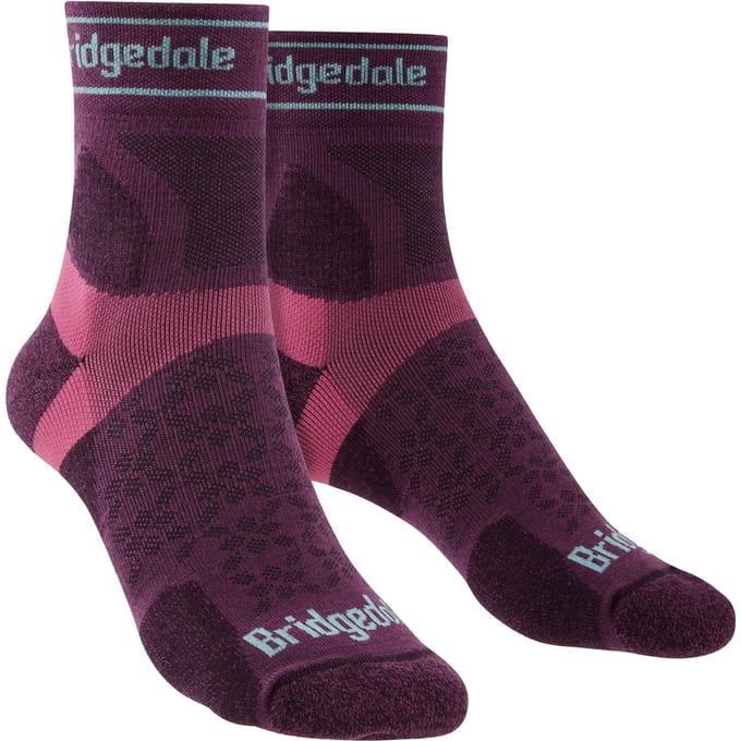 Bridgedale - Dames Ultralight Merino Sokken - Damson