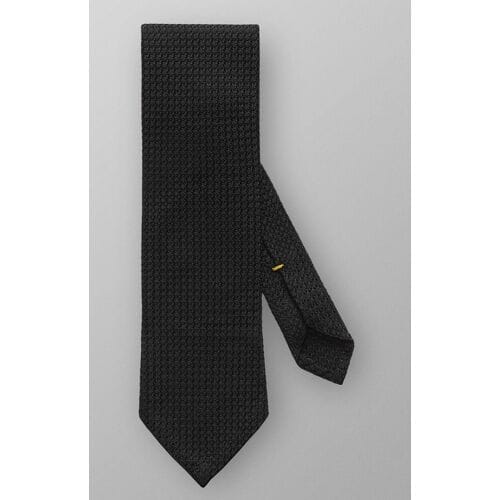Eton Das Uni Structured Grenadine Tie Licht Grijs Melange / male