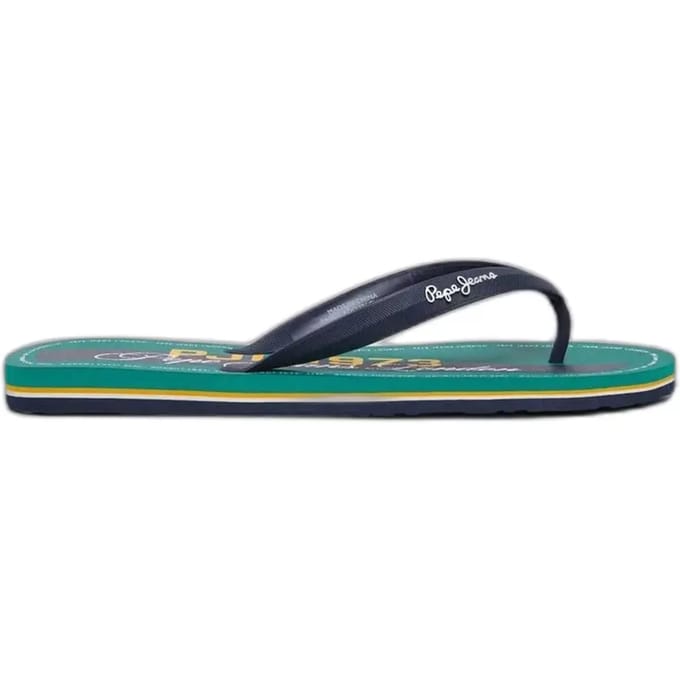 Pepe Jeans Whale Club Slippers Groen EU 40 Man