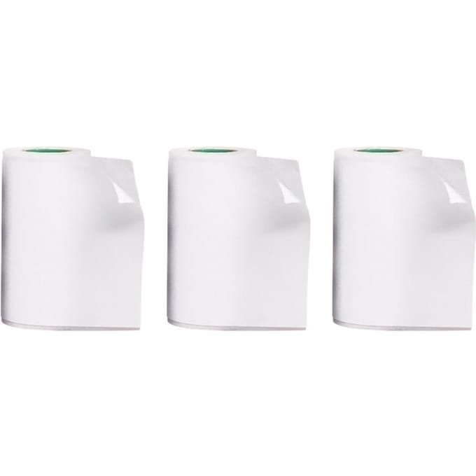 10 jaar duurzaam 3*thermisch papier voor Peripage A6/A8/P6 Paperang P1/P2 Adhesive&3 Rolls wit