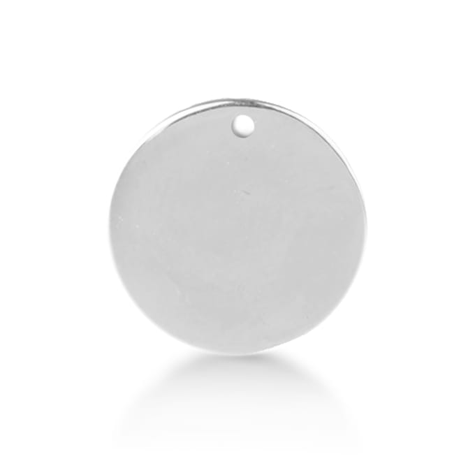Luxenter 925 Sterling zilveren gerhodineerde hanger - Ring