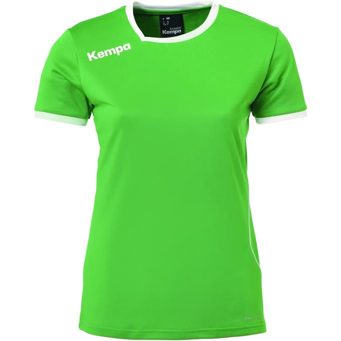 Kempa Curve Shirt Dames - Groen / Wit - maat XL