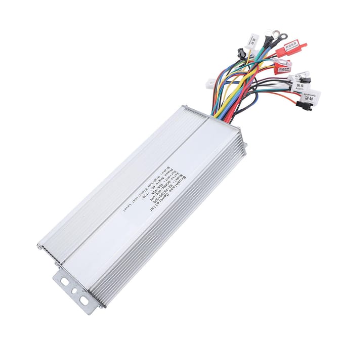 48V 60V 64V 1500W Elektrische Scooter Controller Intelligente Borstelloze Motor Controller Aluminiumlegering white
