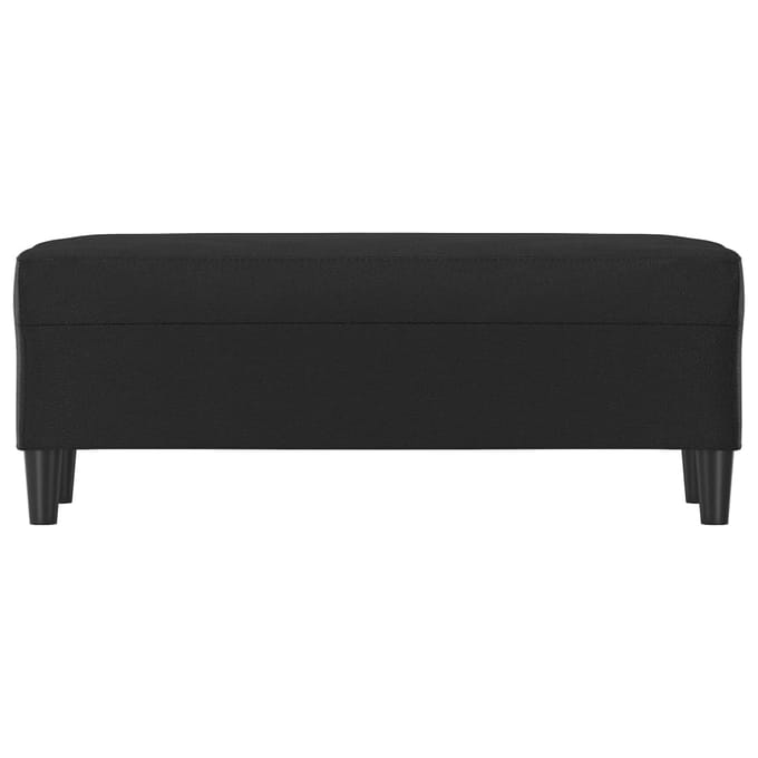 Vidaxl Bank, Zwart, 100X35X41 Cm, Bekleed met Kunstleer