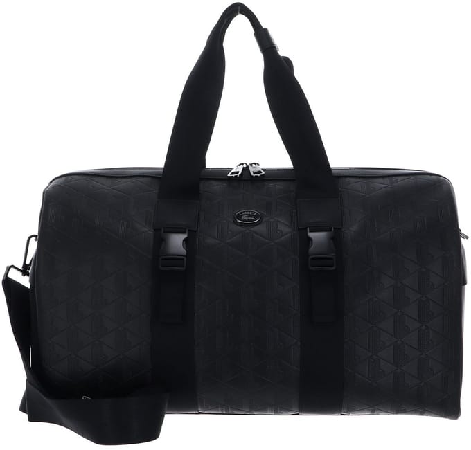 Lacoste Nomogramme Embossed - Weekendtas 50 cm (noir)