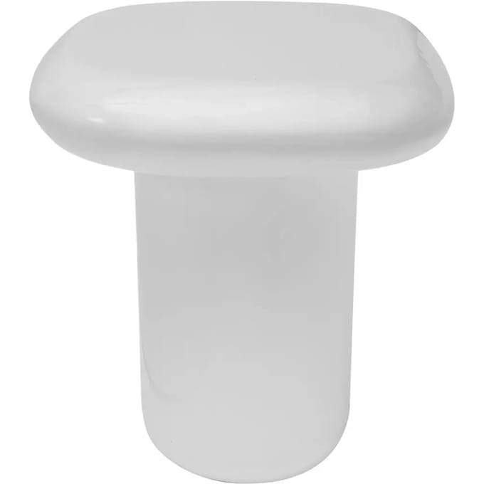 Leitmotiv Bijzettafel Roca High - Wit - 40x40x45cm - Modern