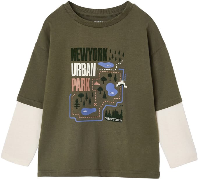 Vertbaudet T-shirt met 2-in-1 effect voor jongens
