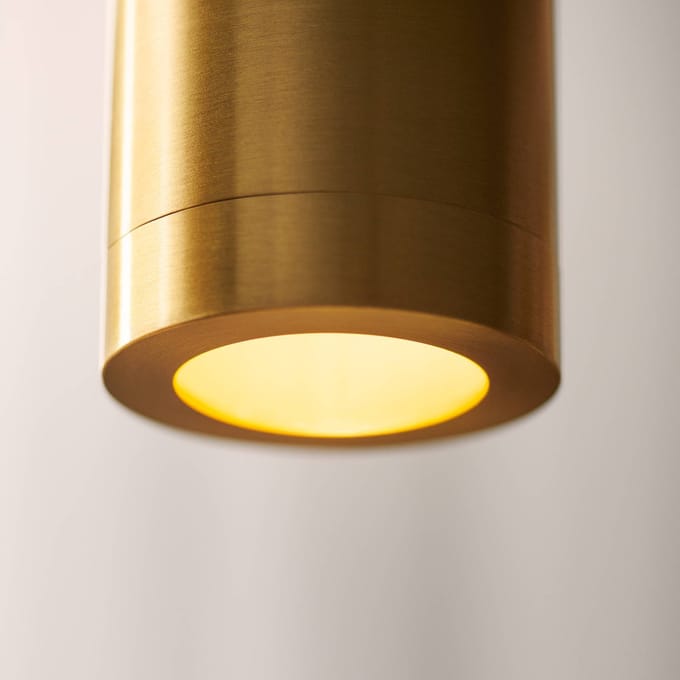 DESIGN BY US Hanglamp Liberty Spot, goudkleurig, hoogte 25 cm