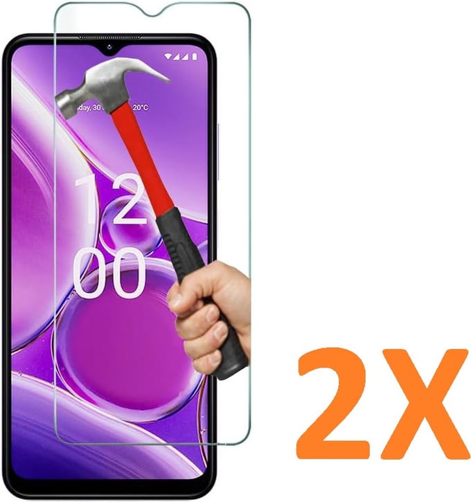 Screenprotector Glas - Tempered Glass Screen Protector Geschikt voor: Nokia G41 & Nokia G31 - 2x