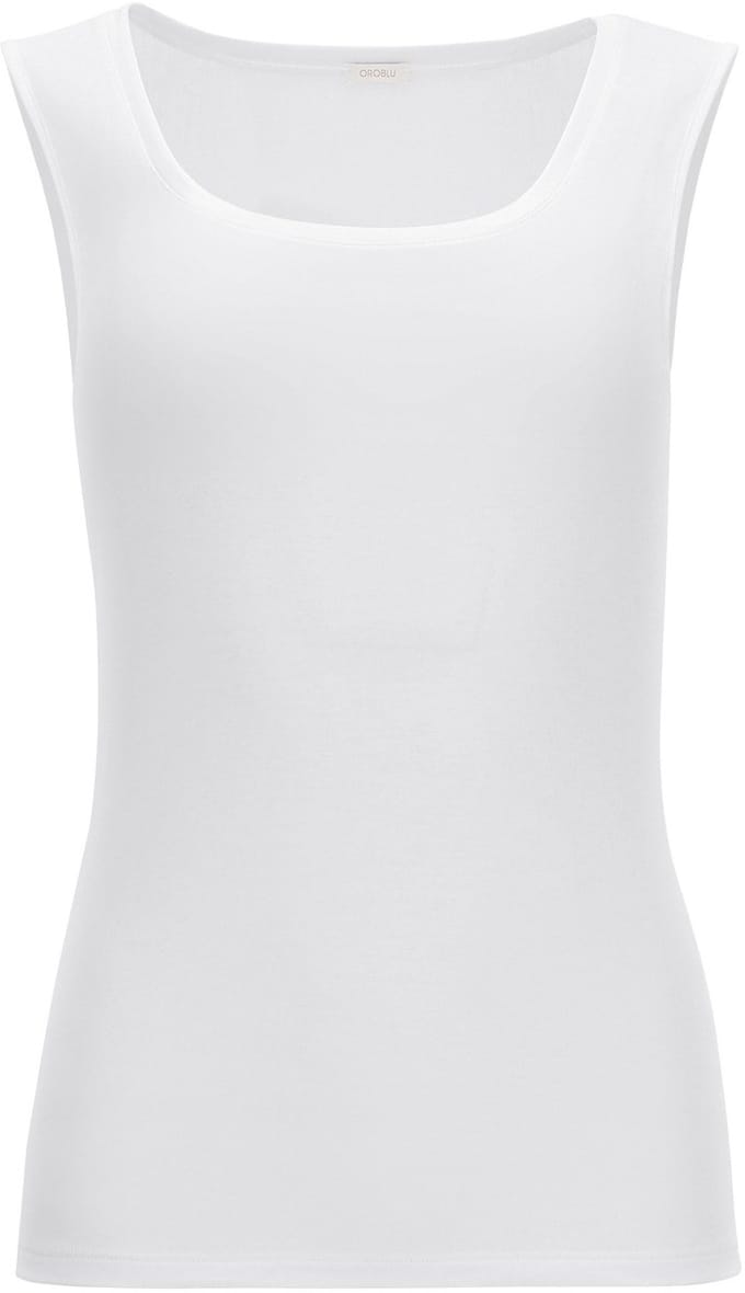 Oroblu Perfect Line Cotton - Tank Top - Kleur Wit - Maat S