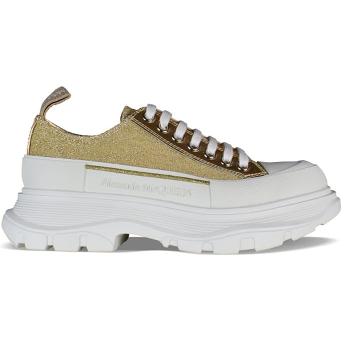Alexander McQueen Sneakers Tread Slick Geel