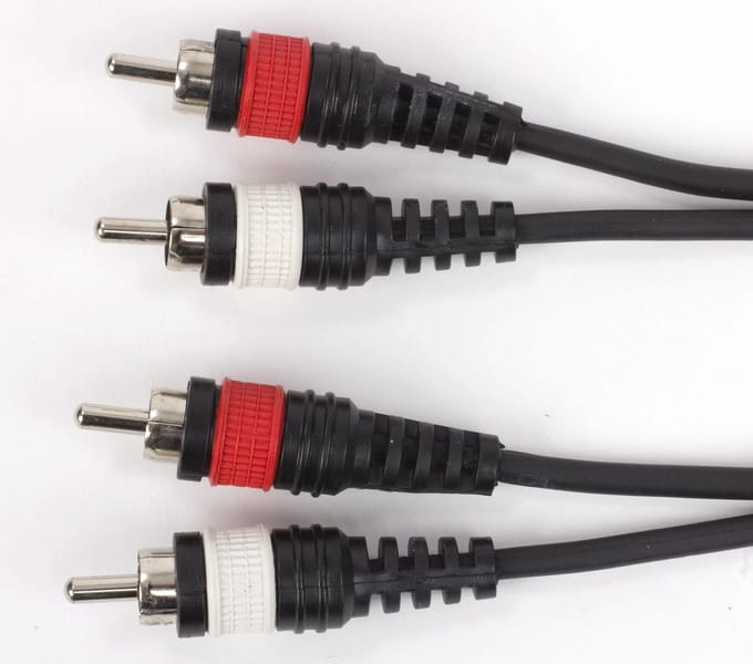 MUSIC STORE Cinchkabel 3 m standaard - Audio kabel