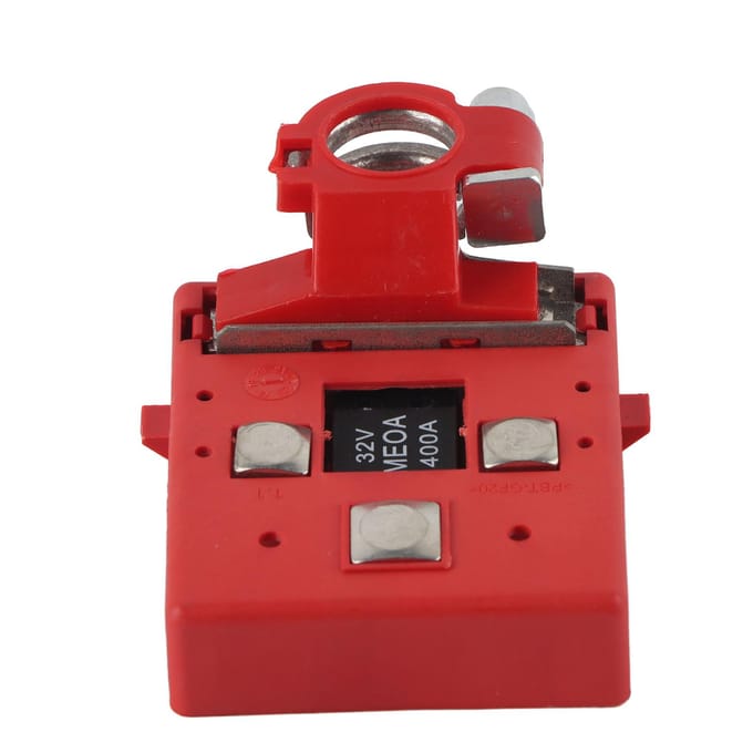 Accu Distributieklem Gezekerde Aansluitpost 32V 400A Accessoire voor Auto Caravan red