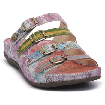 Sandalen met sleehak Laura Vita LILOO 05
