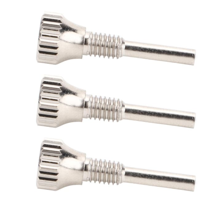 3PCS Sifflet d'accord Trompette Vis Vis Antidérapante Accessoires de Réparation pour Trompette white