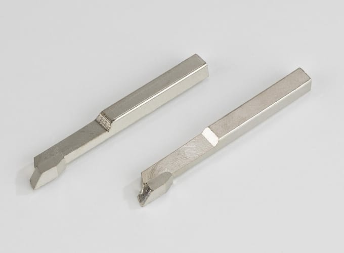 Westfalia Reserve messen set, voor keramiek, tegels en steen, 2 stuks