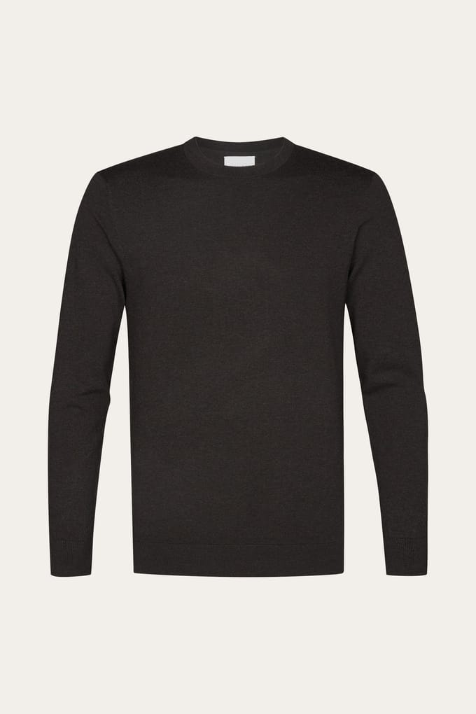 Profuomo Profuomo Pullover Crew Neck Dark Brown  L